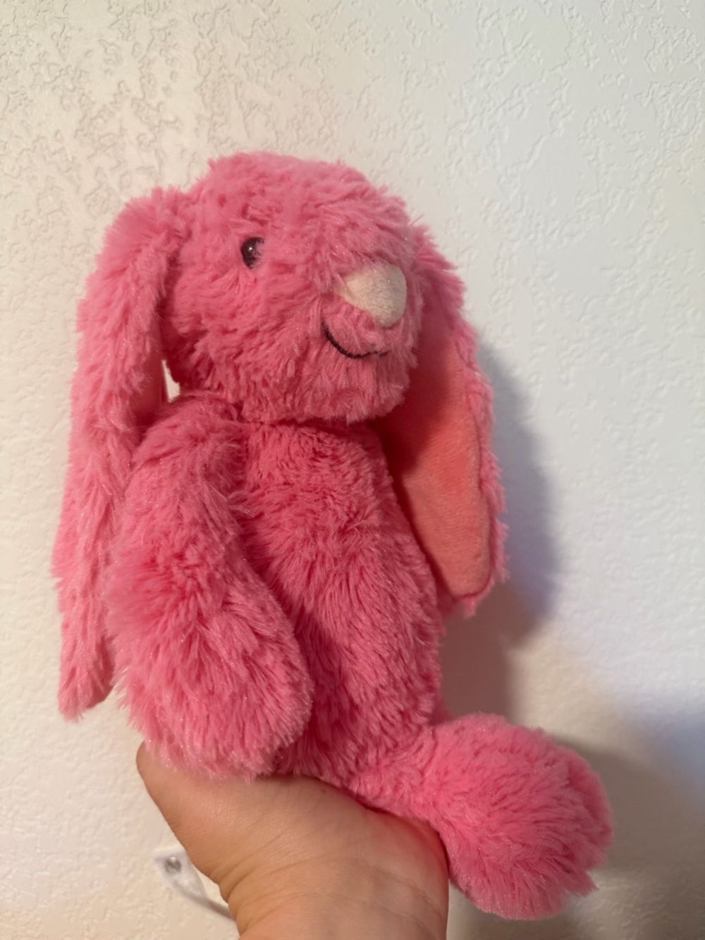 Gitzy Hot Pink Soft Plush Rabbit Bunny Stuffed Animal 12” Floppy Ears